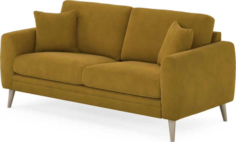 Eden - 2,5-sits soffa - Gul