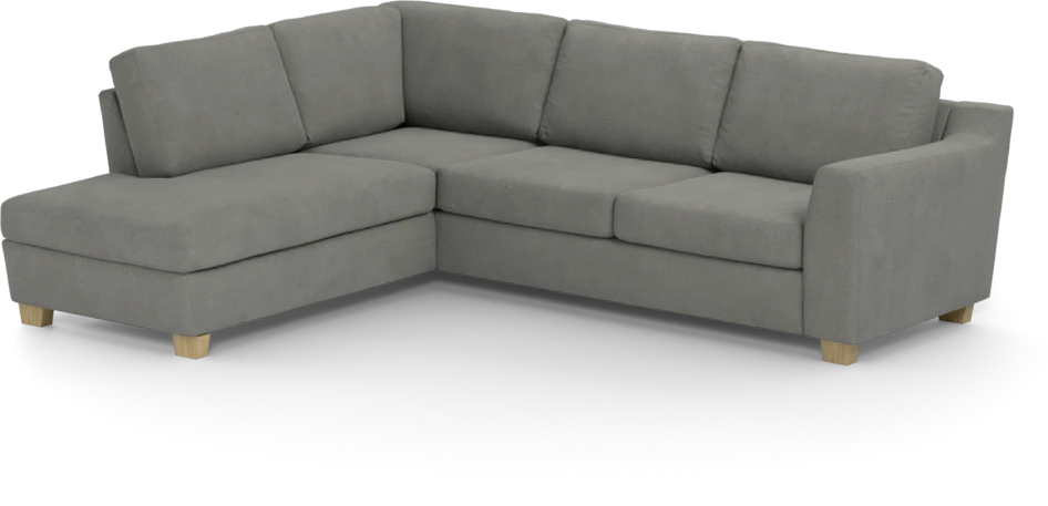 Friday - 2,5-sits soffa med divan vänster - Grå