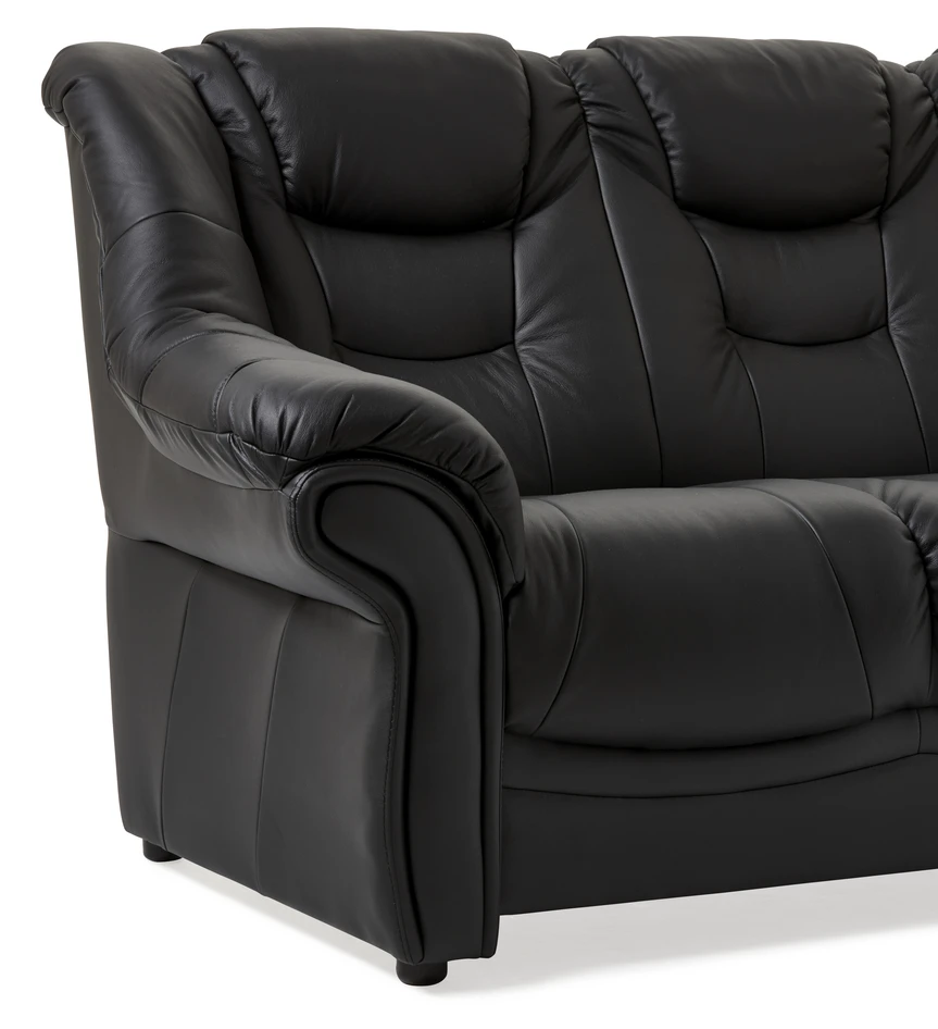 Lotus - 3-sits soffa - Svart