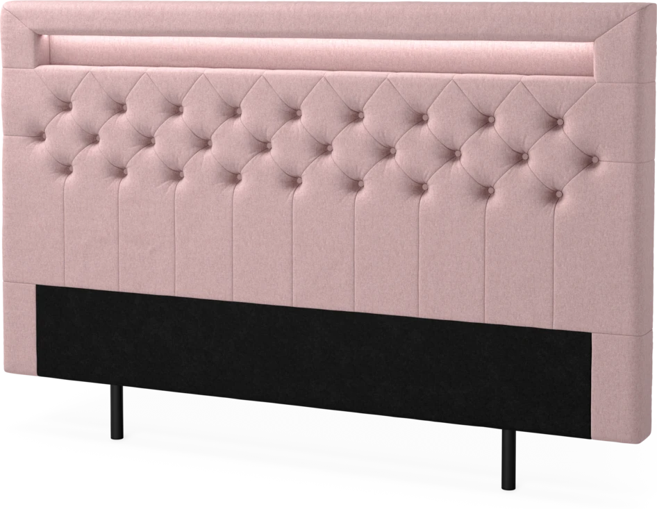 New York led - Sänggavel, 90-210 cm - Rosa