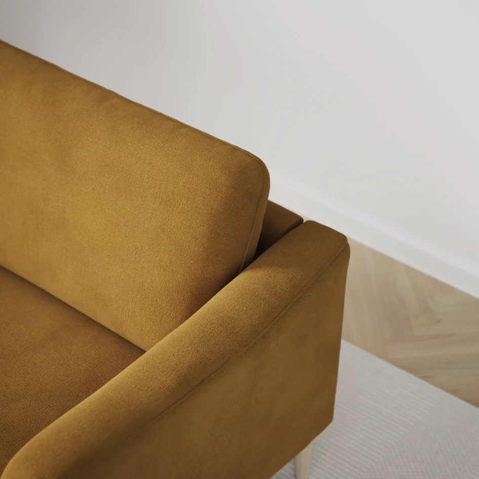 Bridge - 2-sits soffa - Gul