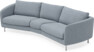Madison - 3-sits soffa svängd, 90 cm - Blå