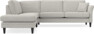 Eden - 2,5-sits soffa med divan - Grå