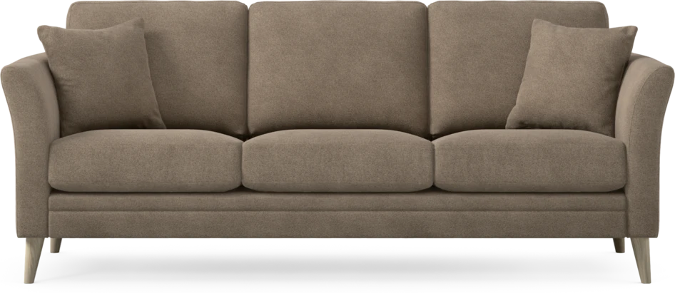 Eden - 3-sits soffa - Brun
