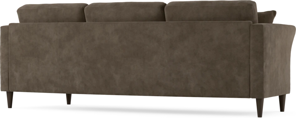 Eden - 3-sits soffa svängd - Brun