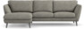 Madison Lux - 2-sits soffa med schäslong vänster - Vit