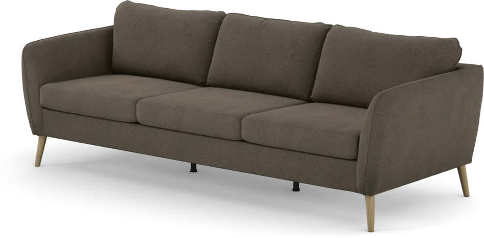 County - 3-sits soffa - Brun