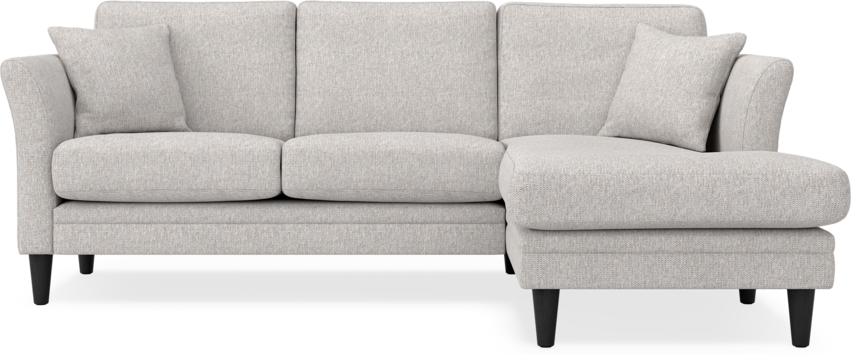 Eden - 2-sits soffa med schäslong - Grå