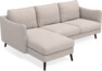 Madison Lux - 2-sits soffa med schäslong vänster - Beige