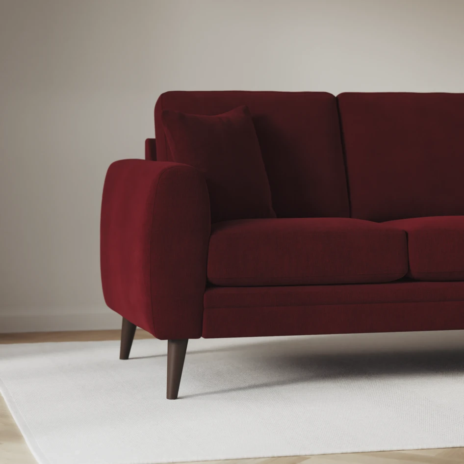 Eden - 2,5-sits soffa - Röd