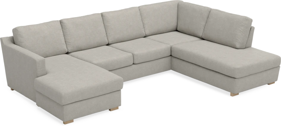 Friday - 3-sits soffa med schäslong vänster och divan höger - Beige