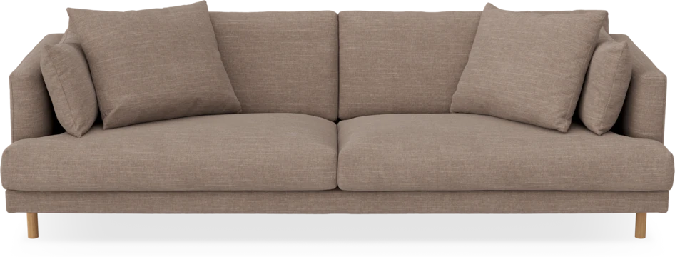 Harper - 4-sits soffa - Brun