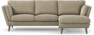 Madison Lux - 2-sits soffa med schäslong höger - Beige