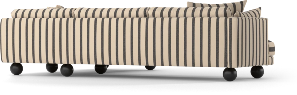 Harper - 3-sits soffa med divan höger - Flerfärgad