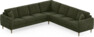 Eden - Hörnsoffa, 3+3-sits - Grön