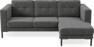 Rio - 3-sits soffa med schäslong höger - Grå