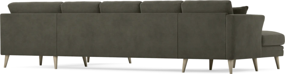Eden - 3-sits soffa med schäslong vänster och divan höger - Grå
