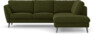 Madison - 2-sits soffa med divan höger - Grön