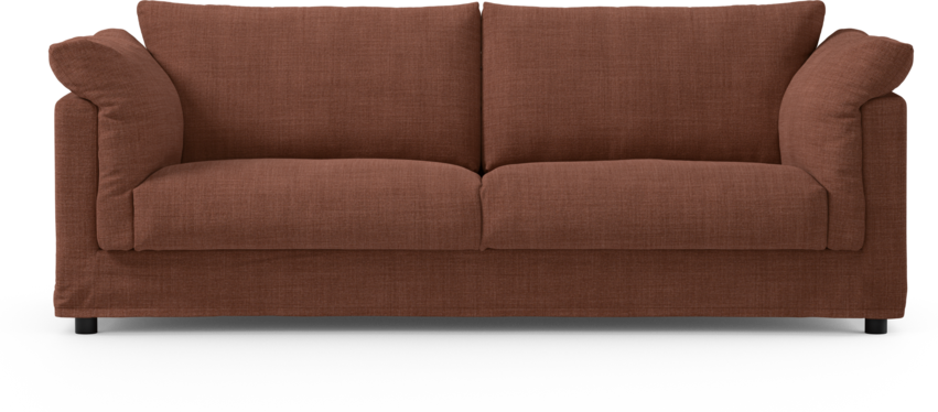 Cherrie - 3-sits soffa med kappa - Orange