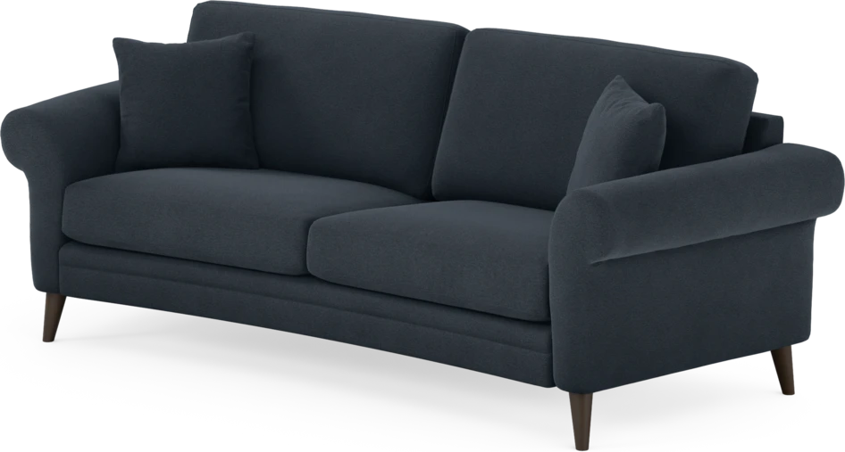Eden - 2,5-sits soffa svängd - Blå