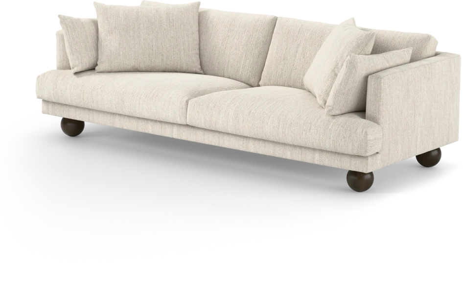 Harper - 4-sits soffa - Vit