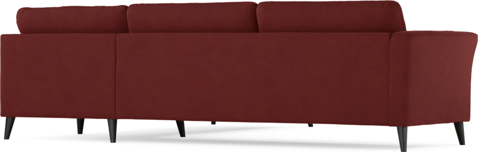 Bridge - Hörnsoffa, 3+2-sits - Röd