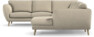 Madison Lux - Hörnsoffa med schäslong höger - Beige