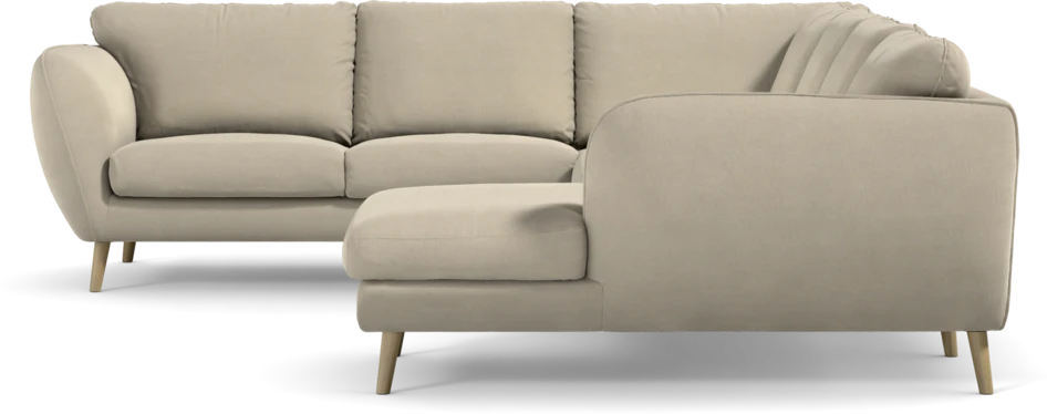 Madison Lux - Hörnsoffa med schäslong höger - Beige