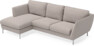 Madison Lux - 2-sits soffa med schäslong vänster - Beige