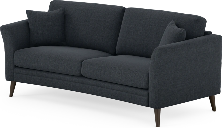 Eden - 2,5-sits soffa svängd - Blå