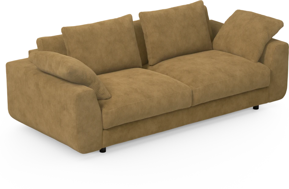 Amie - 3-sits soffa - Gul