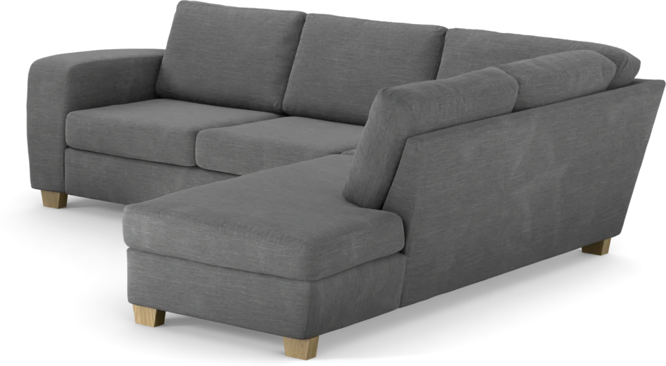 Friday - 2,5-sits soffa med divan höger - Grå