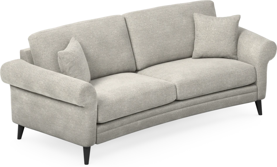 Eden - 2,5-sits soffa svängd - Grå