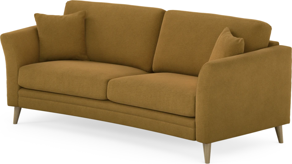 Eden - 2,5-sits soffa svängd - Gul