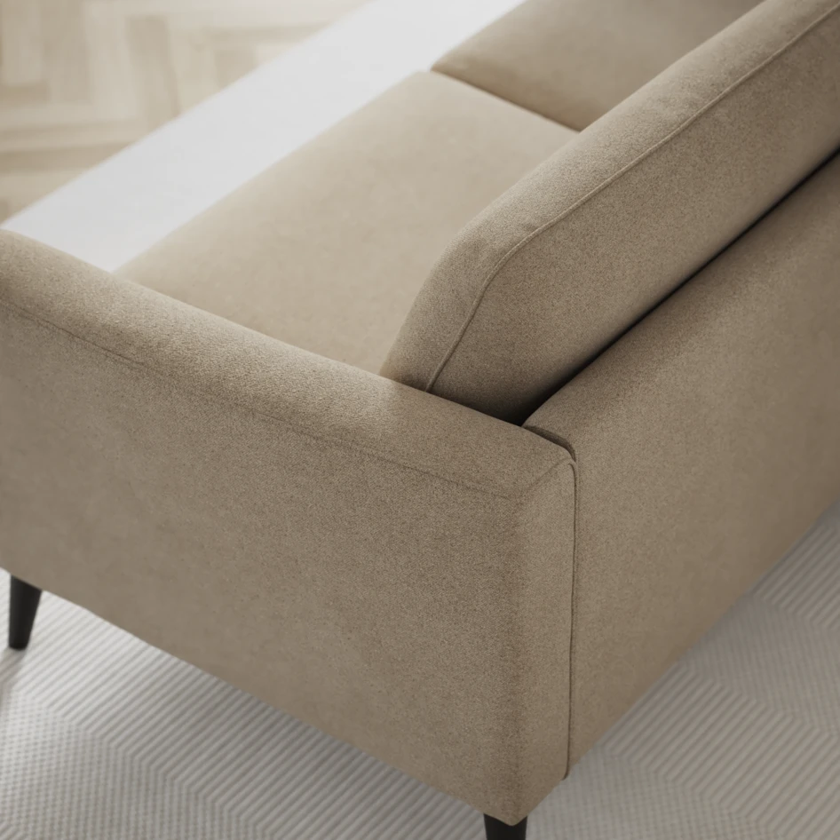 Bridge - 3-sits soffa med schäslong vänster och divan höger - Beige
