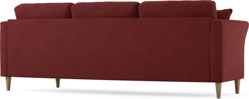 Eden - 3-sits soffa svängd - Röd