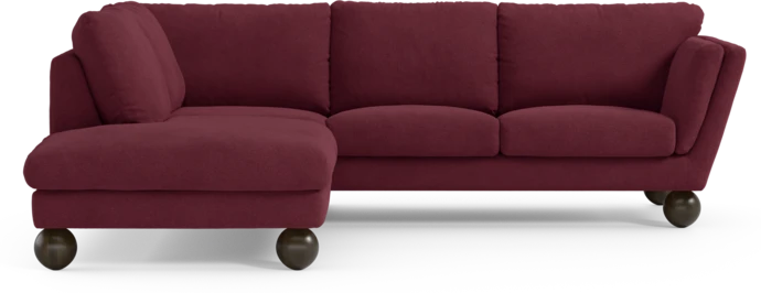 Madison, 2-sits soffa med divan vänster