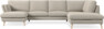 Madison Lux - 2-sits soffa med schäslong vänster och divan höger - Beige
