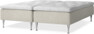 Delux Sense - Ramsäng, dubbelsäng med bäddmadrass - Beige
