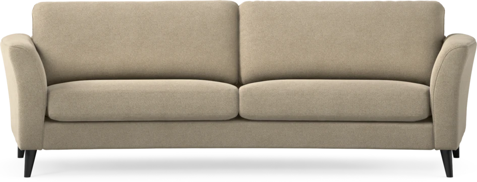 Bridge - 3-sits soffa svängd - Beige