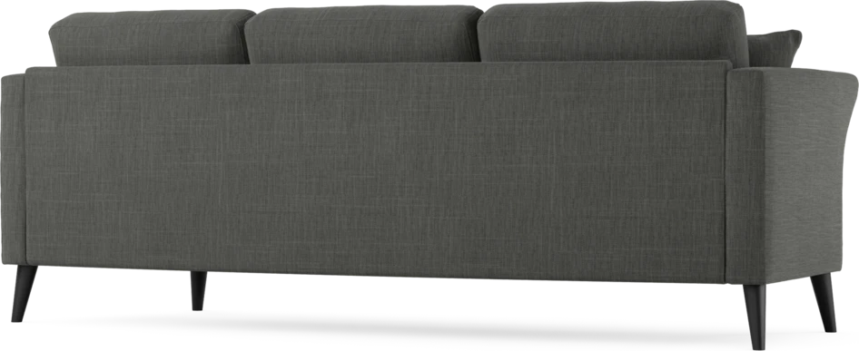 Eden - 3-sits soffa svängd - Grå