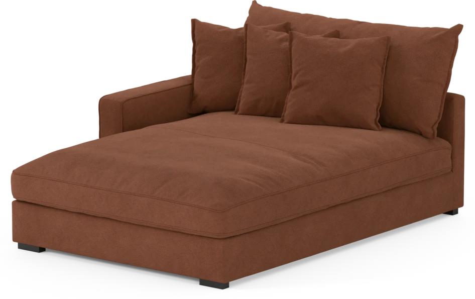 Rossi - Schäslong XL vänster - Orange