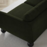 Madison Lux - 2-sits soffa med schäslong vänster - Grön