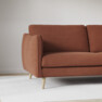 Madison Lux - 2-sits soffa med schäslong vänster - Röd
