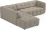 Bella - 3-sits soffa med divan vänster - Beige
