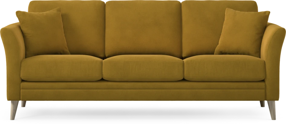 Eden - 3-sits soffa - Gul