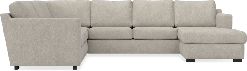 Friday - Hörnsoffa, 2+3-sits med schäslong höger - Beige