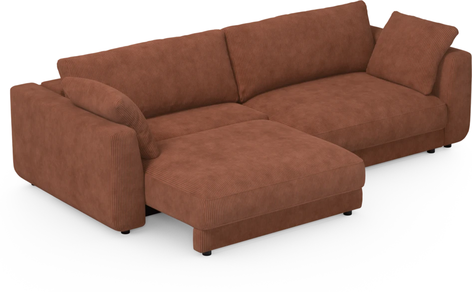Amie - Bäddsoffa 4-sits - Orange