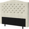 New York välvd - Sänggavel, 90-210 cm - Beige