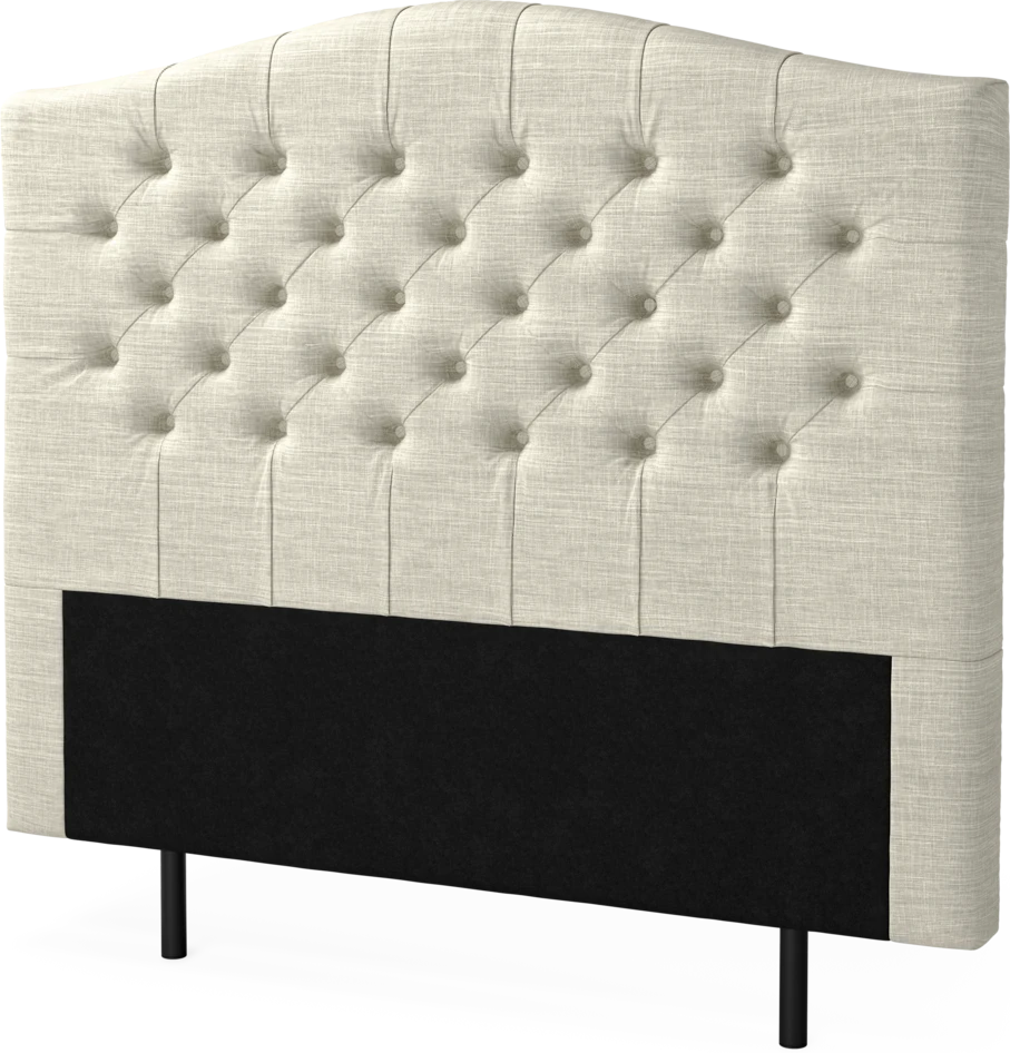 New York välvd - Sänggavel, 90-210 cm - Beige